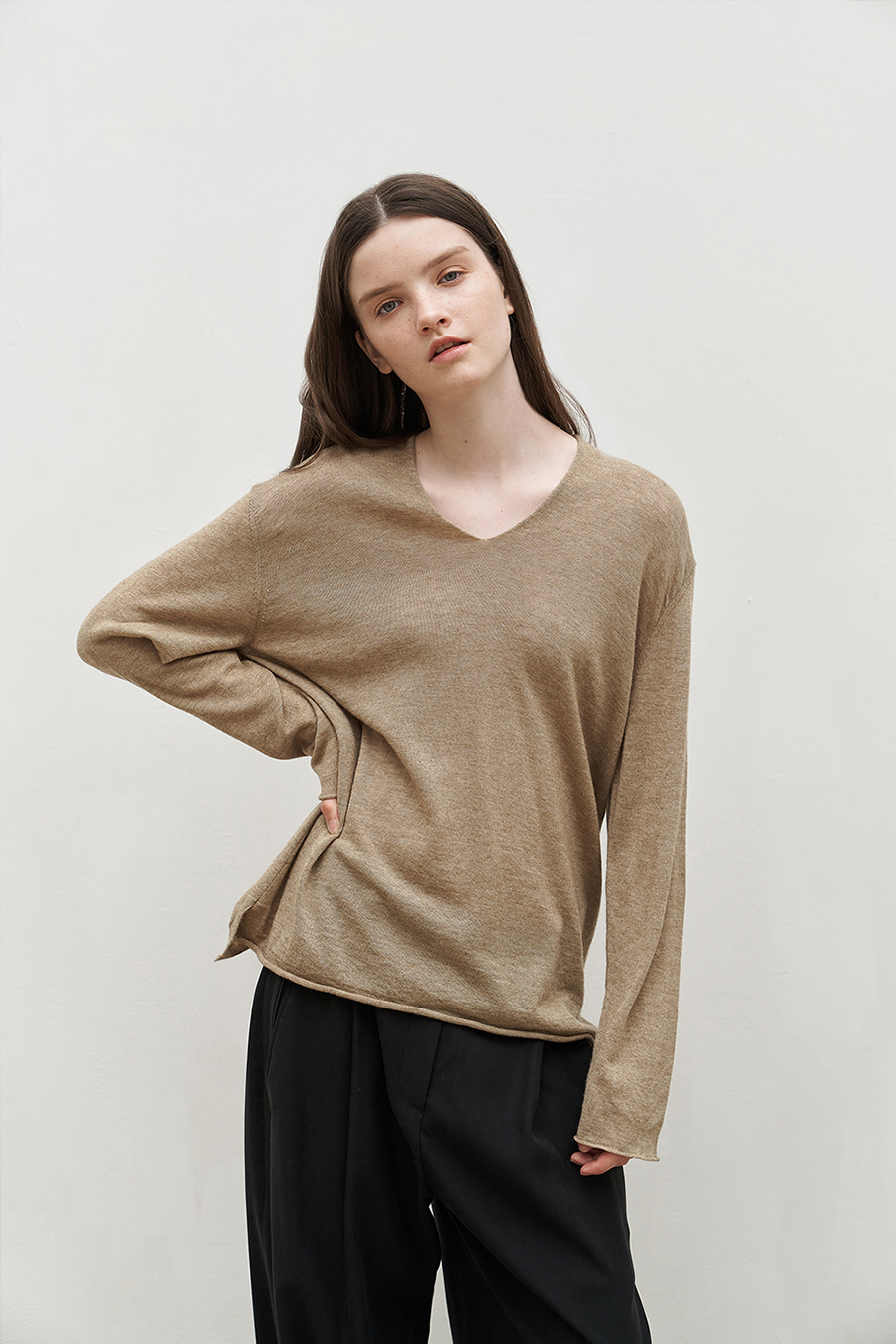 21 essential loose knit top