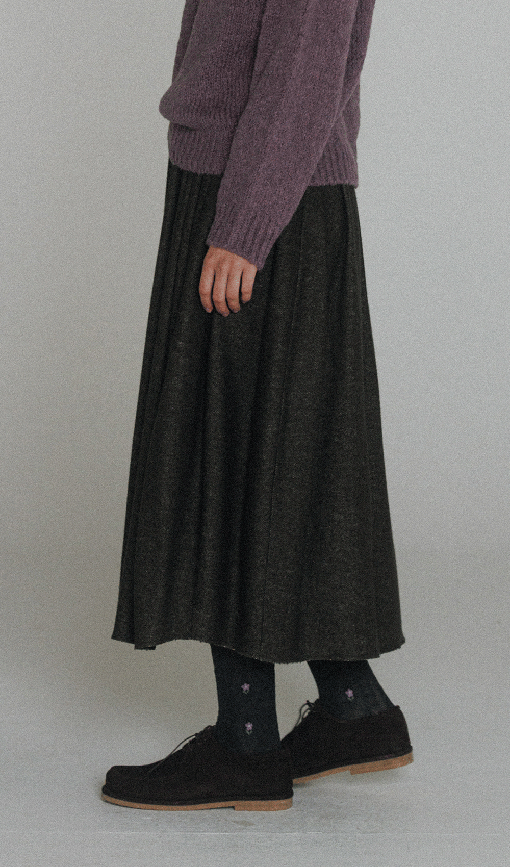 oat wool skirt